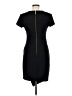 Bisou Bisou Solid Black Casual Dress Size 6 - photo 2