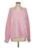 Unbranded 100% Polyester Stars Pink Pullover Sweater Size S - photo 1