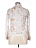 Unbranded Floral Ivory Long Sleeve Blouse Size XXL - photo 2