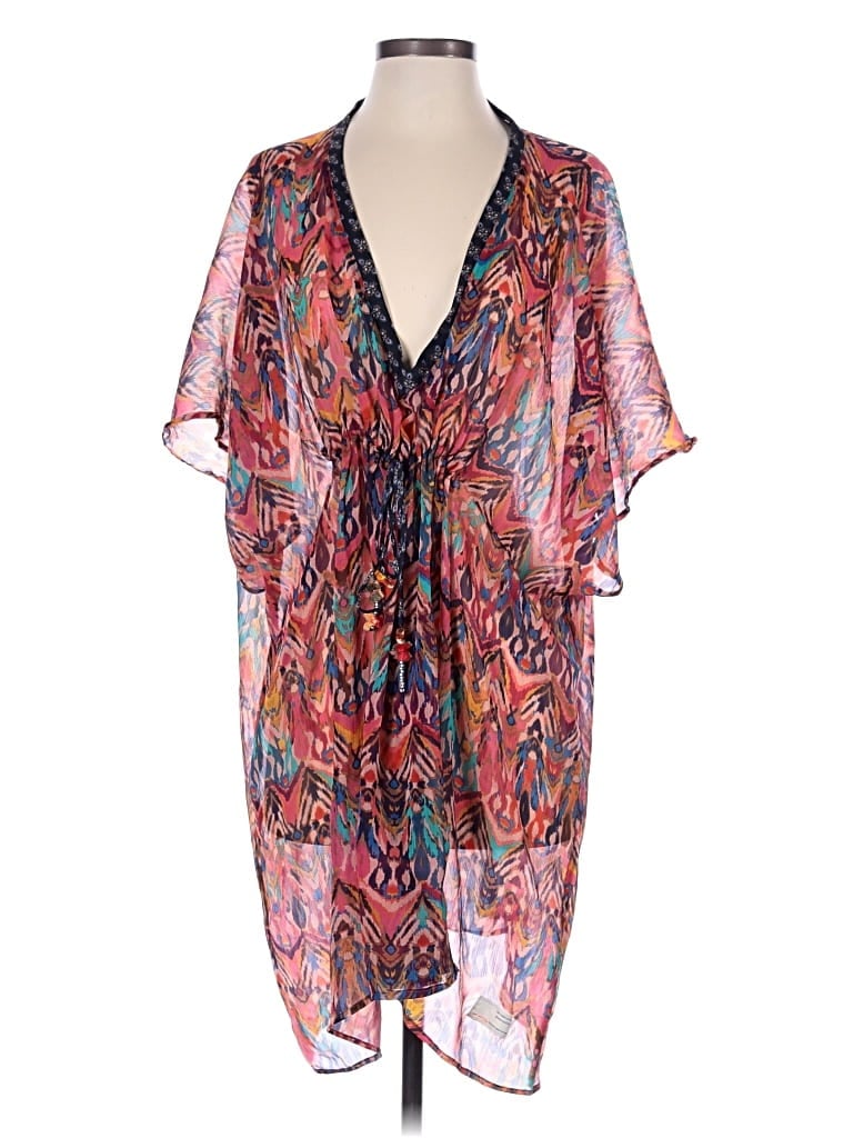 Pre-owned Odd Molly Swimsuit Cover Up In Pink