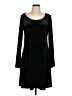 Laundry by Design Solid Black Casual Dress Size L - photo 1