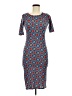 Unbranded Print Blue Cocktail Dress Size XXS - photo 1