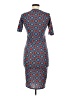 Unbranded Print Blue Cocktail Dress Size XXS - photo 2