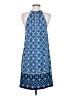 Max Studio Print Blue Casual Dress Size XS - photo 2