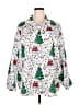 Shein Curve White 3/4 Sleeve Blouse Size 4X - photo 1
