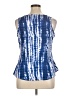 K. Jordan Blue Sleeveless Blouse Size 1X - photo 2