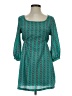 Assorted Brands Chevron-herringbone Teal Casual Dress Size XXS (estimated) - photo 1