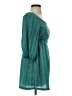 Assorted Brands Chevron-herringbone Teal Casual Dress Size XXS (estimated) - photo 4