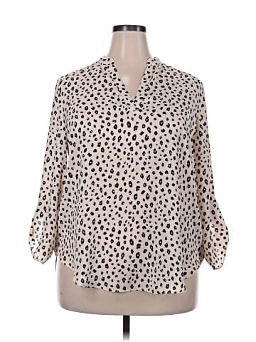 Lush 3/4 Sleeve Blouse (view 1)