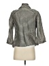 Ann Taylor LOFT Stripes Gray Blazer Size 2 - photo 2