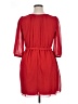 En Focus 100% Polyester Red Casual Dress Size 14 (petite) - photo 2