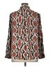C established 1946 100% Polyester Animal Print Brown Long Sleeve Blouse Size XL - photo 2
