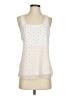 Express 100% Polyester Ivory Sleeveless Blouse Size S - photo 1