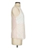 Express 100% Polyester Ivory Sleeveless Blouse Size S - photo 4
