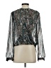 Veronica Beard 100% Silk Paisley Teal Long Sleeve Silk Top Size 2 - photo 2
