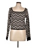 Taylor Chevron-herringbone Black Cardigan Size L - photo 1