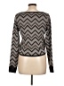 Taylor Chevron-herringbone Black Cardigan Size L - photo 2