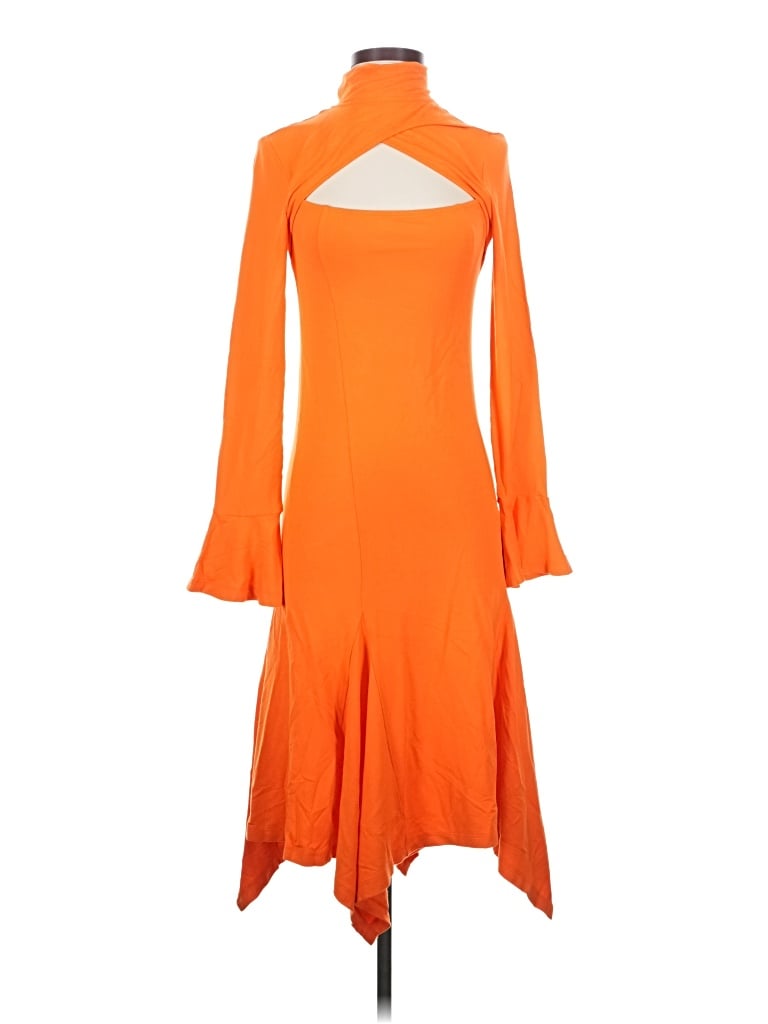 The Drop Cocktail Dress In Orange