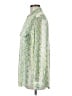 Equipment 100% Viscose Paisley Green Long Sleeve Blouse Size M - photo 5