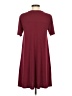 BCBGeneration Solid Burgundy Casual Dress Size S - photo 2