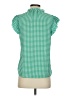 Tamara H. 100% Polyester Green Short Sleeve Blouse Size XS - photo 2