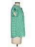 Tamara H. 100% Polyester Green Short Sleeve Blouse Size XS - photo 4
