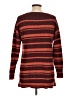 Ann Taylor LOFT Outlet Stripes Burgundy Pullover Sweater Size L - photo 2
