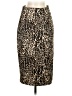 Bold Elements Animal Print Brown Casual Skirt Size S - photo 1