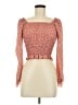 Hesperus 100% Polyester Orange Long Sleeve Blouse Size S - photo 1