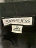 Sam & Jess 100% Polyester Black Short Sleeve Blouse Size XL - photo 7