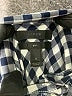 J.Crew Checkered-gingham Blue Long Sleeve Button-Down Shirt Size 4 - photo 7