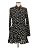 Boohoo 100% Polyester Floral Black Casual Dress Size 8 - photo 1