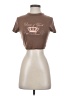 Shein Brown Short Sleeve Turtleneck Size S - photo 1