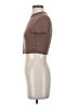 Shein Brown Short Sleeve Turtleneck Size S - photo 5