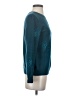 Ann Taylor LOFT Stars Teal Pullover Sweater Size S - photo 4