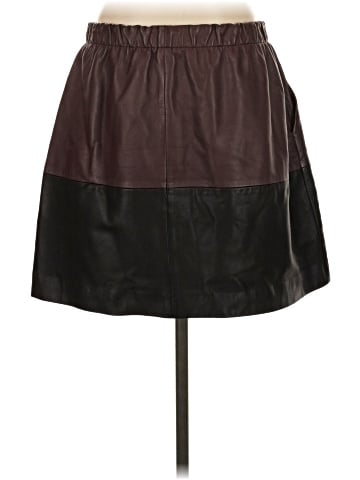 Vince. Leather Skirt (view 2)