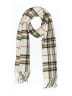 Unbranded Plaid Ivory White Scarf One size - photo 1