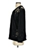 Vocal Black Long Sleeve Blouse Size S - photo 5