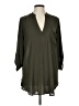 Lush 100% Polyester Green Casual Dress Size L - photo 1