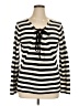 Black Tape_ Stripes Black Pullover Sweater Size XL - photo 1