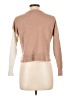 Poof! Color Block Tan Pullover Sweater Size L - photo 2
