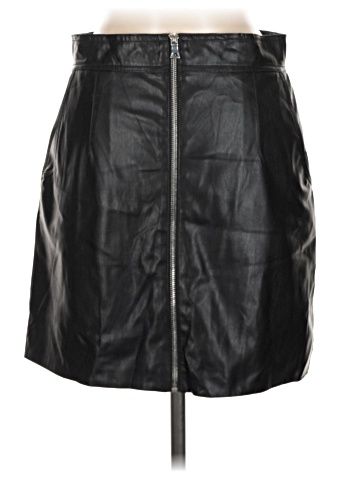 French Connection Faux Leather Skirt (view 2)