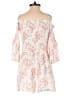 Unbranded 100% Viscose Floral Ivory Romper Size S - photo 2
