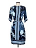 Studio One Print Blue Casual Dress Size S - photo 2