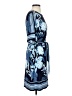 Studio One Print Blue Casual Dress Size S - photo 4