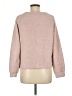 Assorted Brands 100% Polyester Solid Pink Pullover Sweater Size M - photo 2