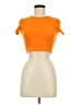 Zara Orange Short Sleeve Top Size S - photo 1