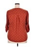 Torrid 100% Rayon Polka Dots Red 3/4 Sleeve Blouse Size 2X Plus (2) - photo 2