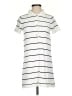 Zara Stripes White Casual Dress Size XS - photo 1