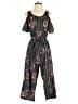 Bailey Blue Print Black Jumpsuit Size S - photo 1